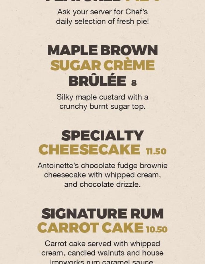 dessert